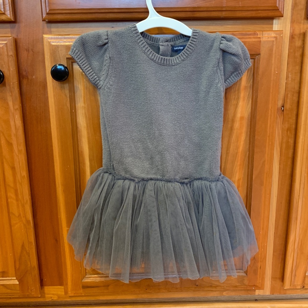 babyGap Toddler Girl Tutu Tule Knit Dress - 18-24M